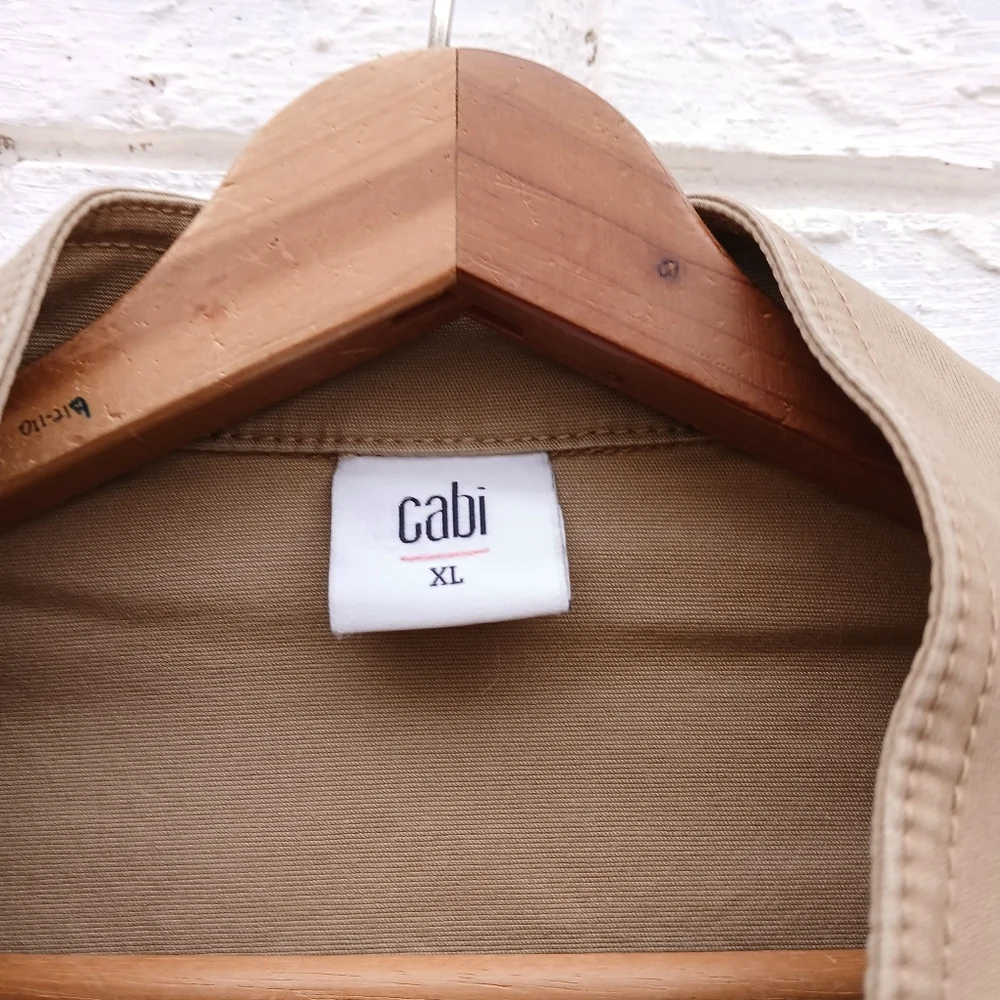 Cabi Camp Jacket Utility Tan Size XL - Picture 4 of 9